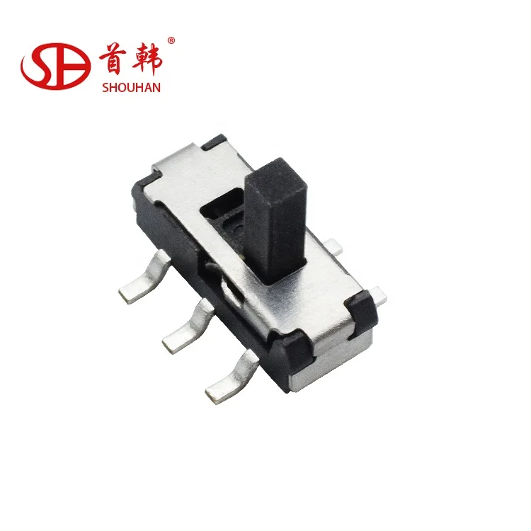 

MINI slide switch 2P2T SMT SMD 6 pin 3pin 2 position mini toggle switches micro slide switch