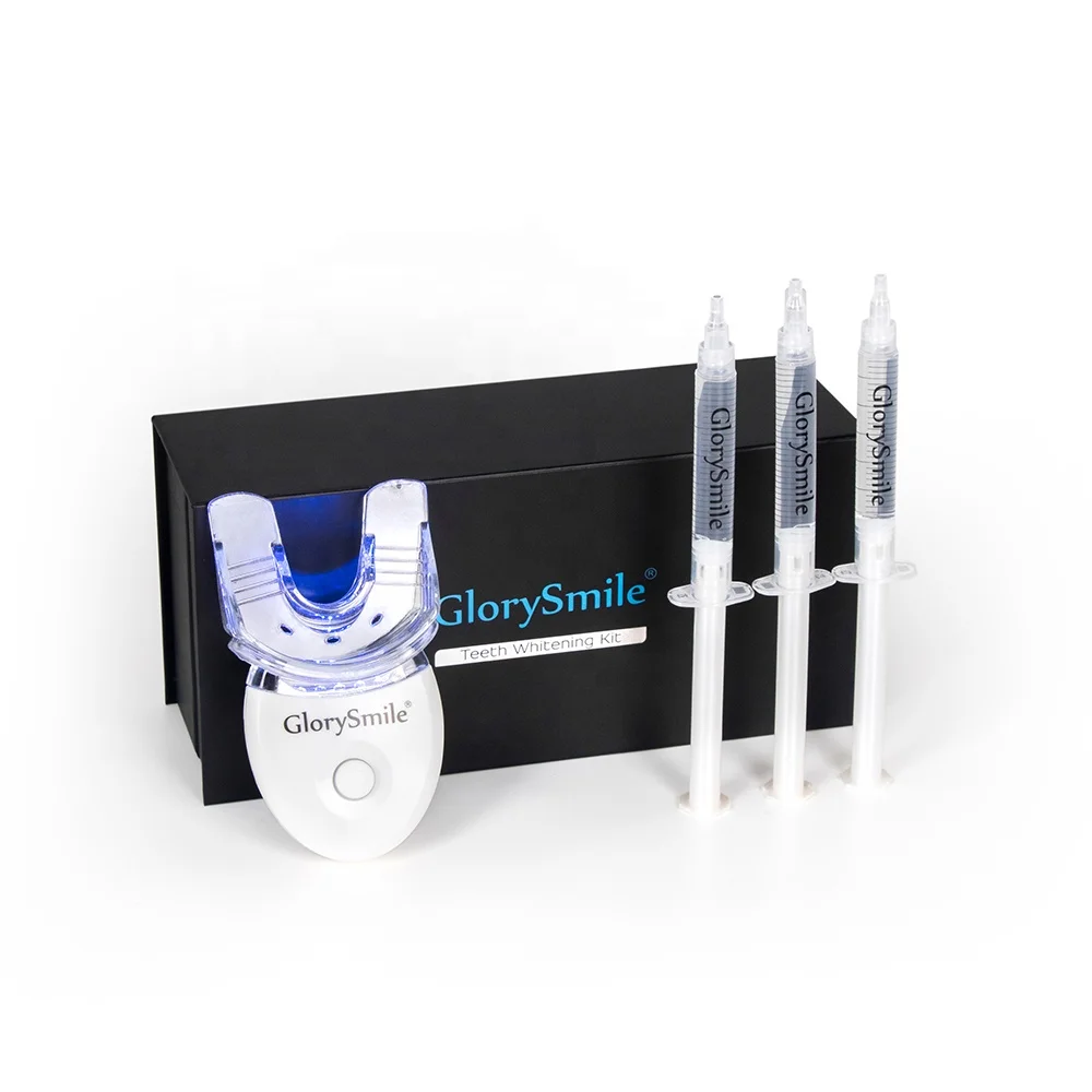 

Home Use Teeth Whitening Kits Support Private Logo Dental Bleaching LED Light 3 Syringe Set - CE Approved