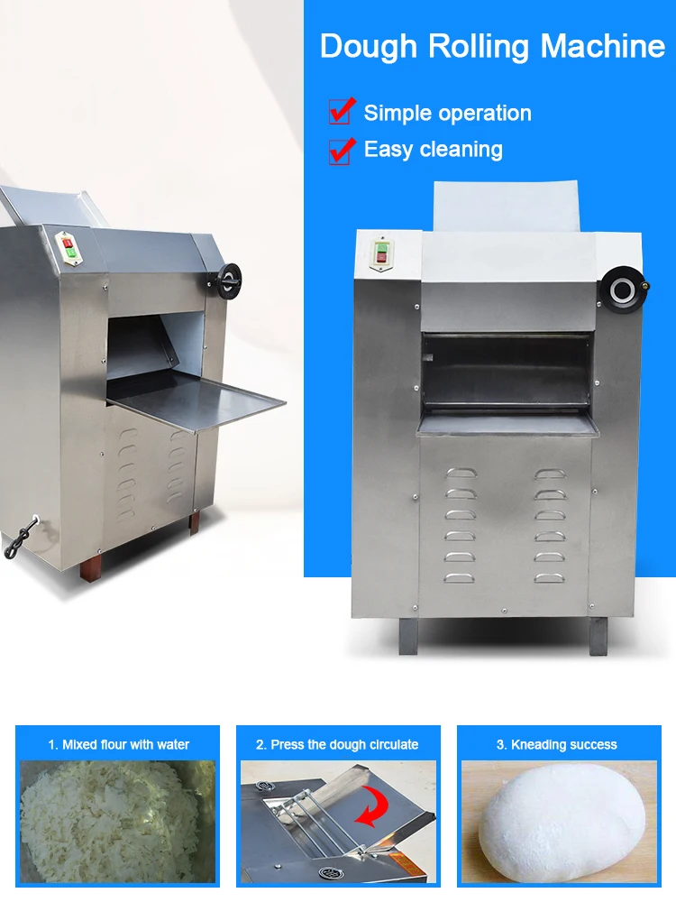 Yp350 Manual Dough Roller Sheeter Dough Press Machine For 125mm Adjustable Manual Dough Rolling