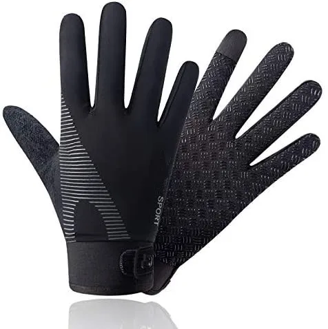 
Hot Sales Men Women Custom Workout Gym Gloves Full Finger Touch Screen Training Exercise Fitness Gloves with Best Quality 