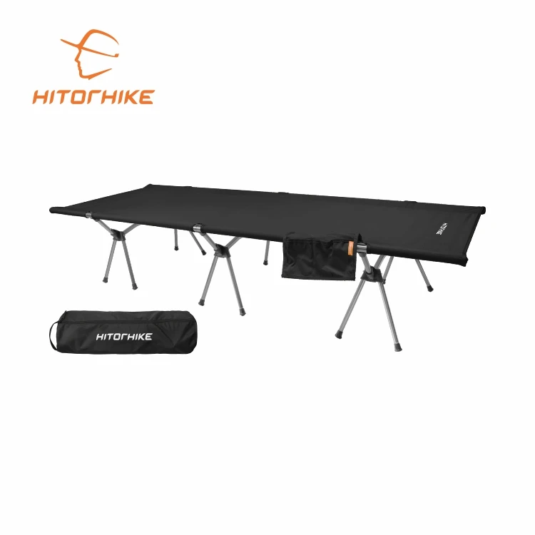 

Hitorhike new arrival outdoor camping equipment adjustable height folding bed camping sleeping cot