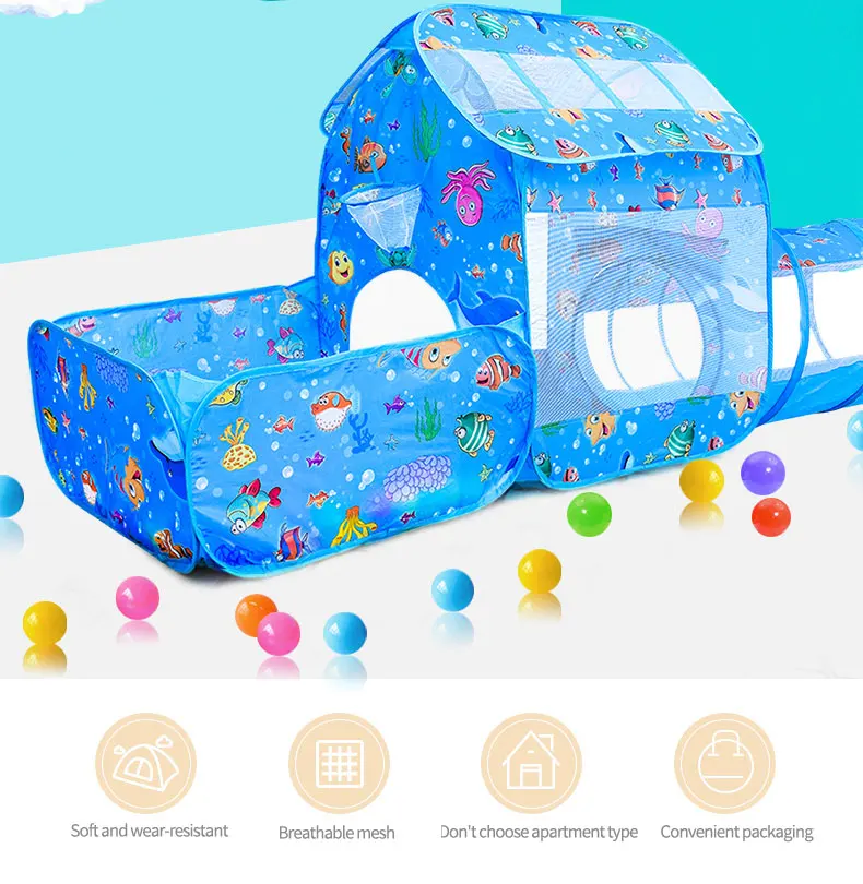 アーチ型トンネル子供用テントゲームハウス3 In 1赤ちゃんのおもちゃ折りたたみ式射撃オーシャンボールプール子供用トンネルテント Buy ボールプールテント 子トンネルテント トンネルテント Product On Alibaba Com