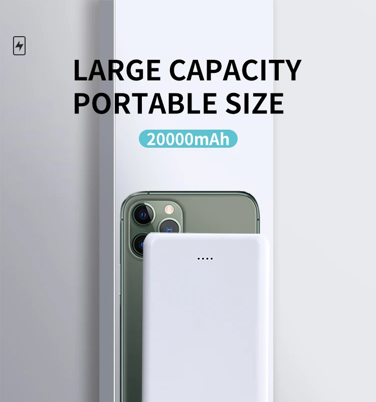 KIVEE Mobile Power Bank 20000mAh portable charger external Battery 20000 mAH power banks - ANKUX.COM