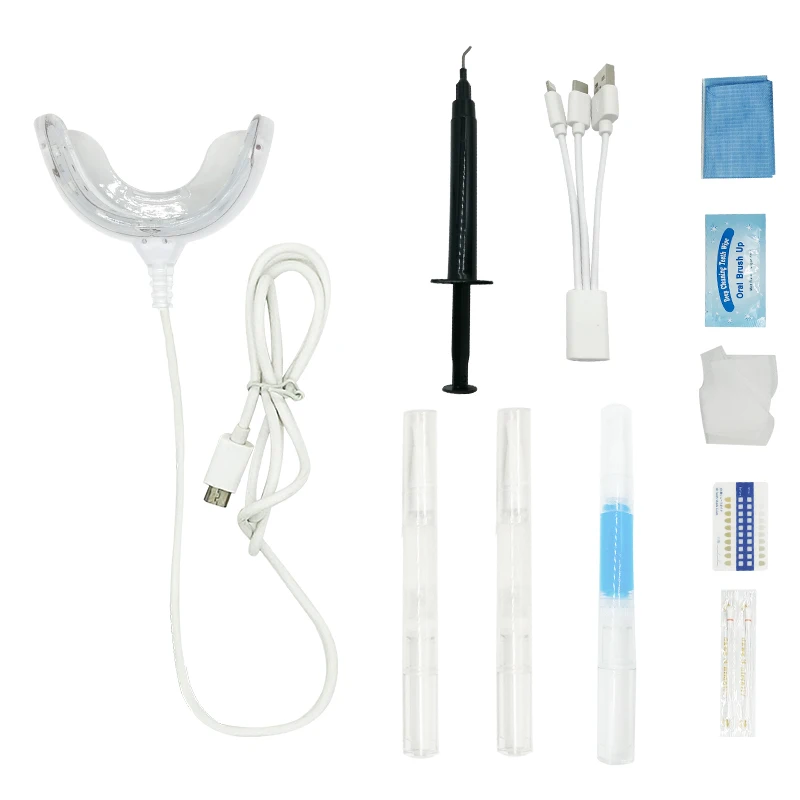 

Free Sample Mouth Tray Led Tooth Whitening Kit Professional Blue Light Custom Teeth Whitening Kits