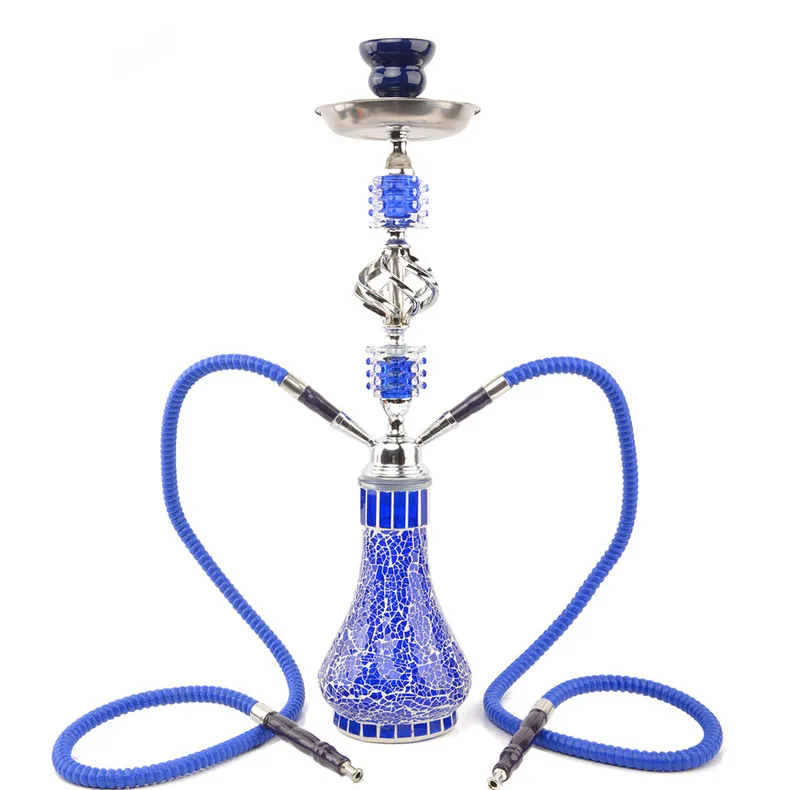 

Double hose hookah 2 hose hookah cheap wholesale glass hookah two hose set