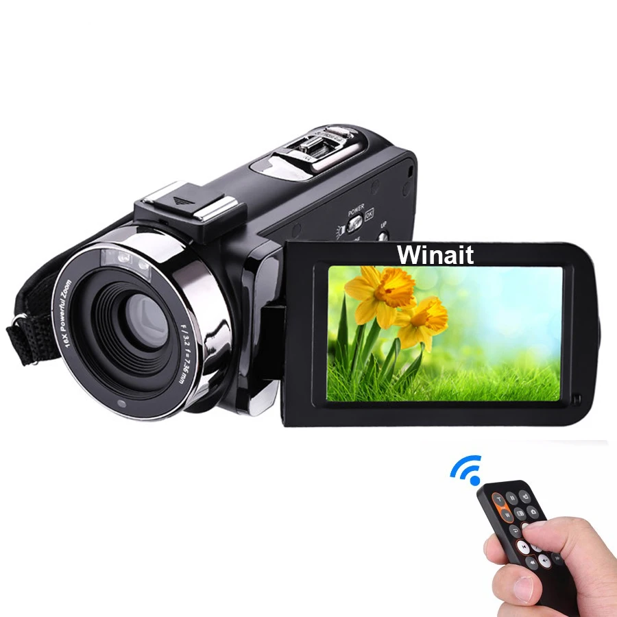 

DV-301STRM 16x digital zoom video camera 2018 new 270 degree rotation camcorder shooting Infrared Nightshot digital video camera