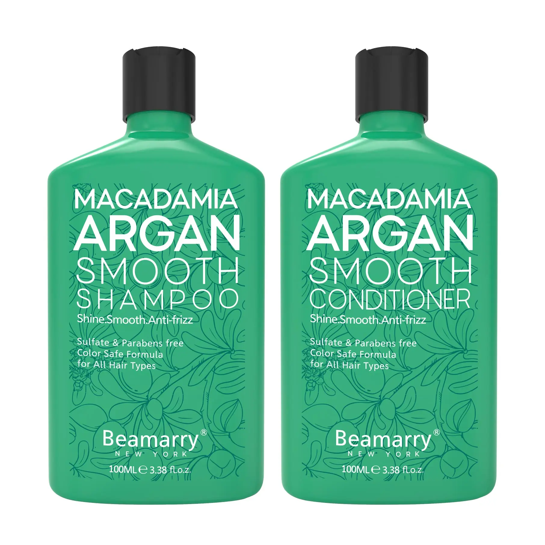 

Travel Size Professional Hair Care Set Sulfate Free Argan Oil Hair Shampoo and Conditioner Set