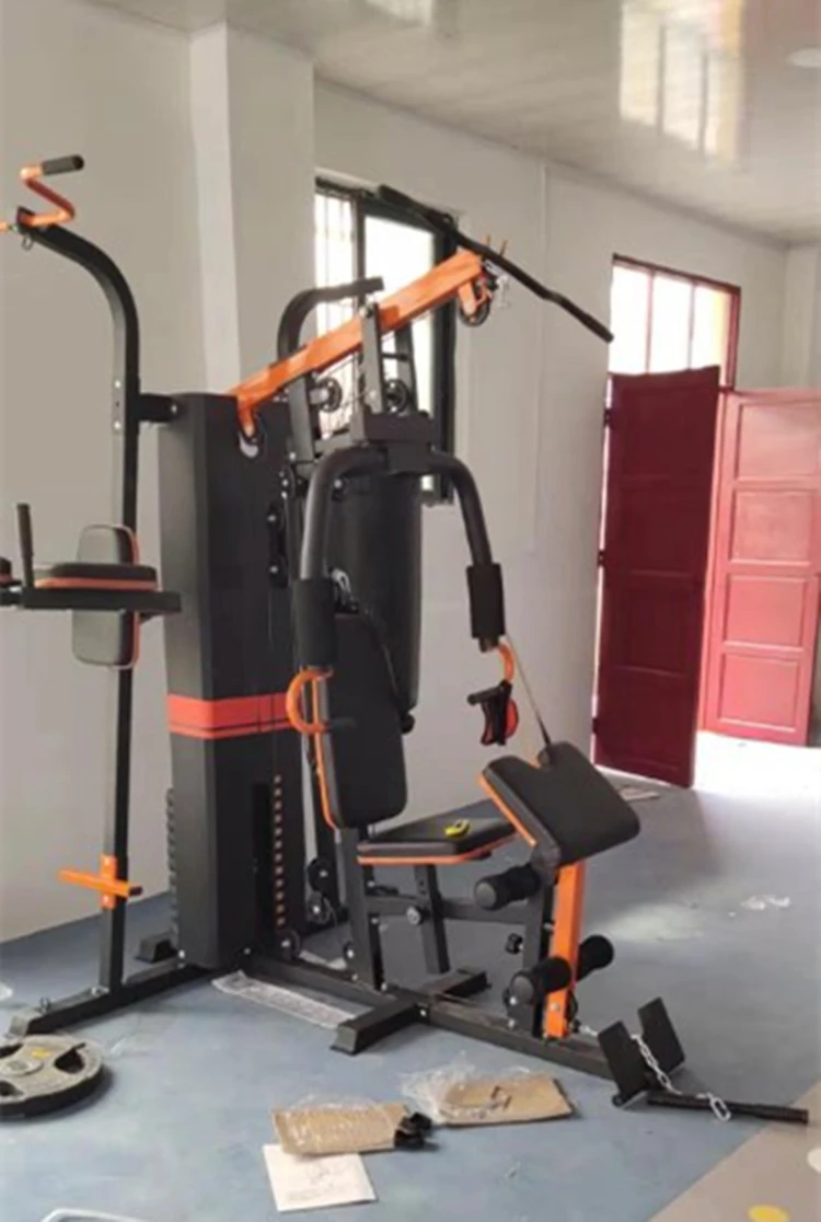 New Multi Function Gym 3 Station Strength Fitness Machine Fitness