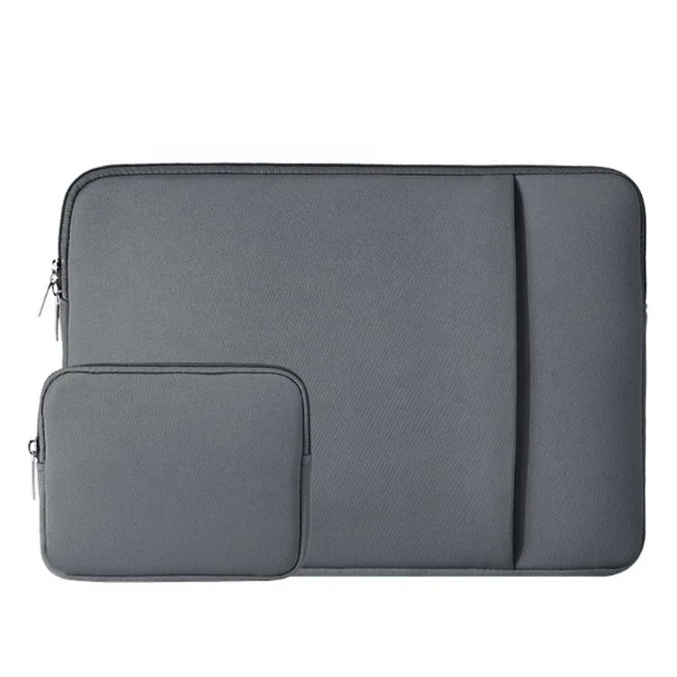 

Custom Neoprene 13 inch Laptop Sleeve with Pocket for Laptop Accessories, As showed options