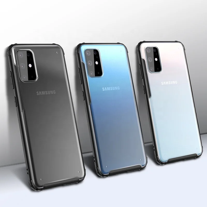 

For SAMSUNG Galaxy S20 Ultra/S20 PLUS Anti-fall Transparent Acrylic TPU Shockproof Phone Cover Back Case, Multi-color, can be customized