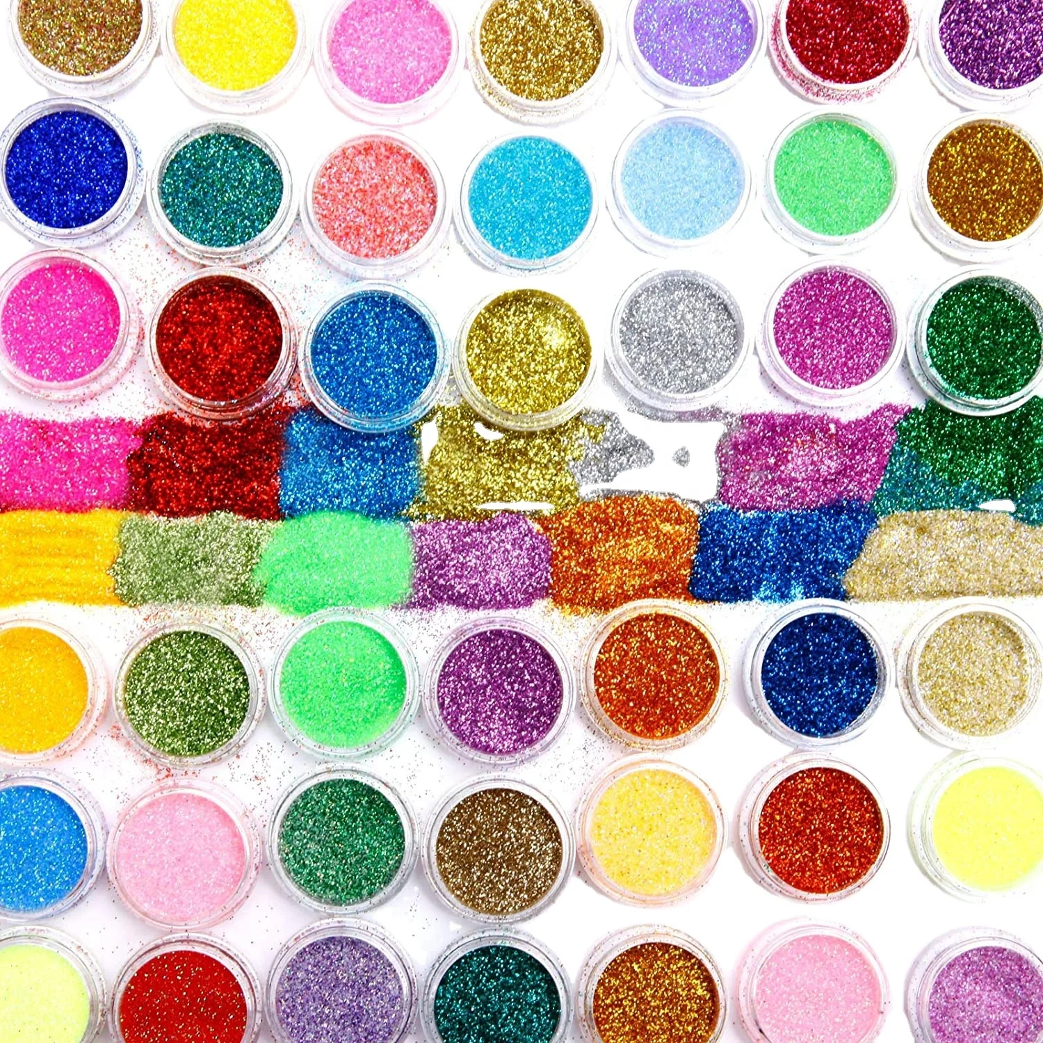 

Wholesale Cheap eye shadow glitter powder 10 colors glitter acrylic powder, More than 500 colors