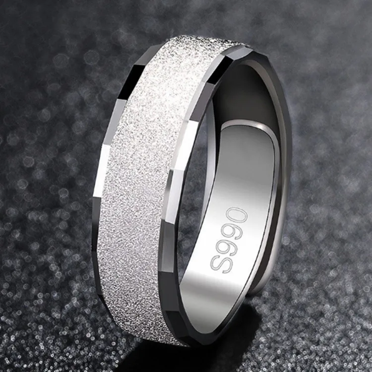 

Simple designs women jewelry 925 silver plated thin wedding band ring