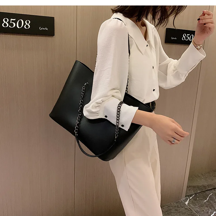 

BM9440 Designer PU Leather Shoulder Bags For Women 2021 Chain High Capacity Handbags Travel Luxury Hand Bag Women tote bags