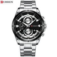 

Fashion Sport CURREN 8360 Mens Quartz Watch Accept Custom Own Logo Name Your Brand Wrist Watches