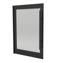 باب الدخول الرئيسي للفيلا الأمريكية باب محور من الألومنيوم بتصميم عصري