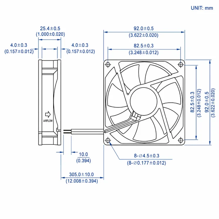 Axial Flow Fan, WKH, 0912LS, 12V, 24V - detail 6