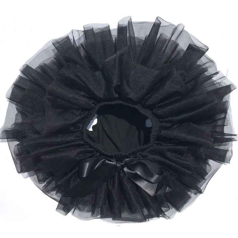 
Newborn 1-3years old kid girl mini fluffy tutu skirts with hair accessories 