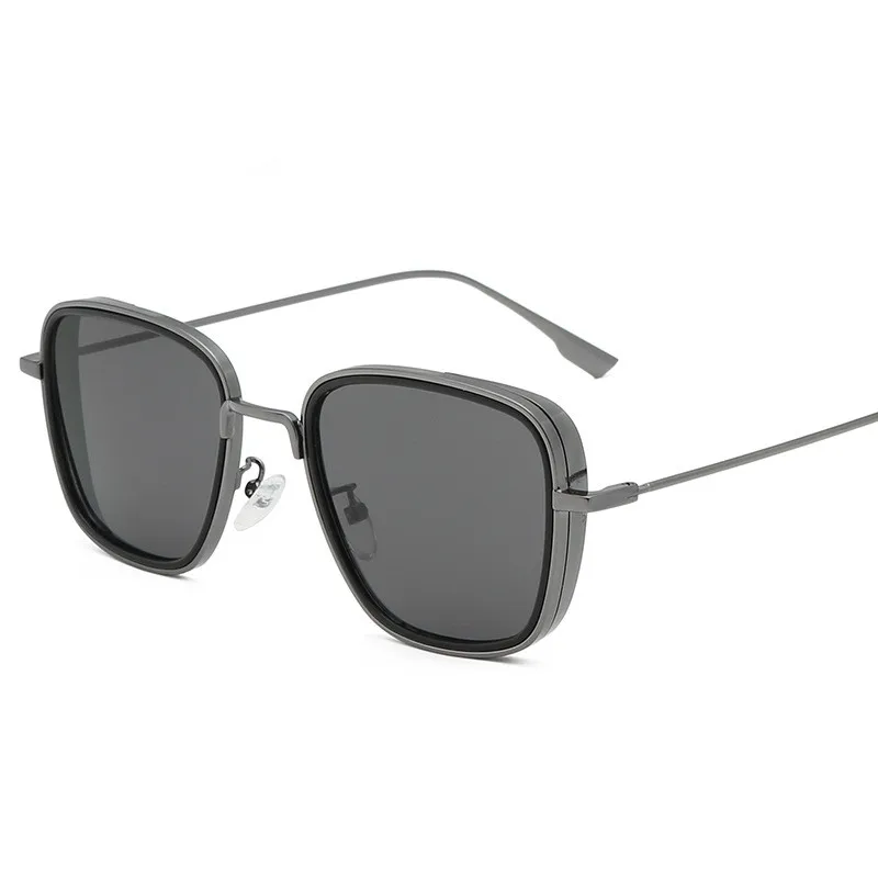 

Uv Wholsale Party Glasses Brown Gradient Black Shades Men Square Frame Mens Polarized Designer Inspired Custom Sunglasses