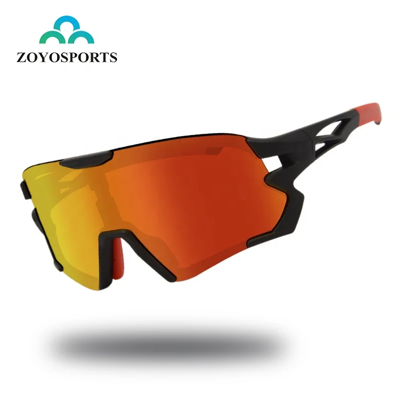 

ZOYOSPORTS 1 Lens Polarized Cycling Sunglasses Full Screen TR90 Lightweight Sports Glasses for Men Women cycling glasses