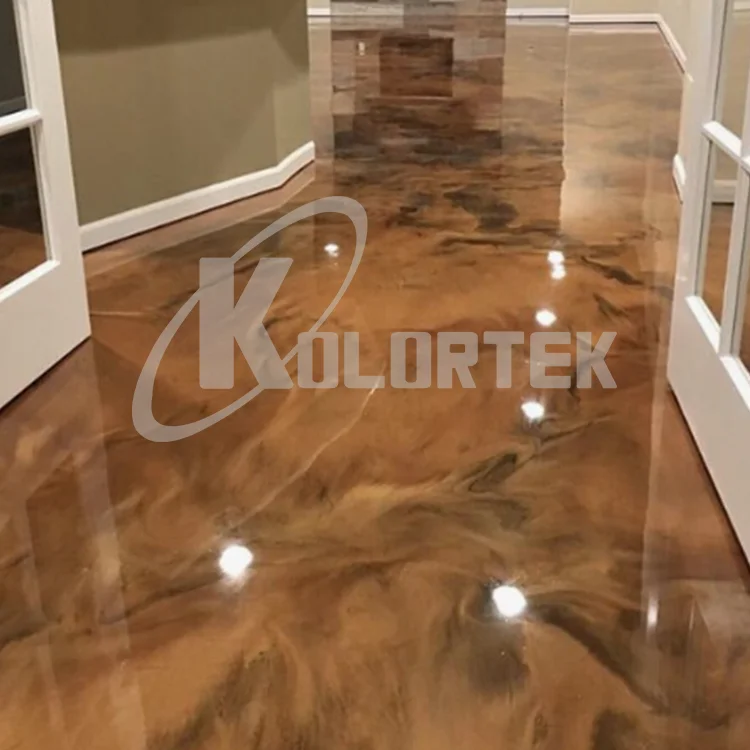 Kolortek Wholesale Pearlescent Metallic Epoxy Resin 3d Floor Pigment Powder  Paint Flooring Coating