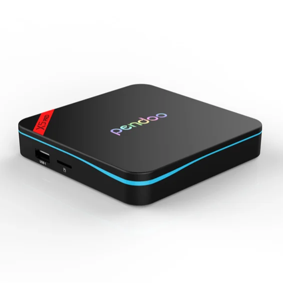 2019 cheapest android tv box Pendoo X5 Pro 4K Android 6.0 Rockchip 3229 1G/8G video tv box HDD Player