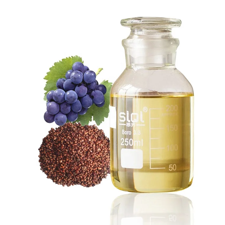 

100% grape seed oil for Healthcare and made cosmetics, Pale yellow