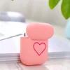 Grind arenaceous cute heart case cover Protect shell for Apple Airpods 1/2 general