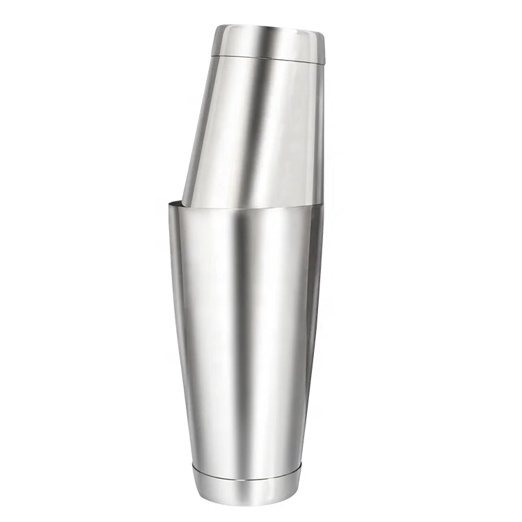 

Bar Bartender Metal Cocktail Shaker Stainless Steel Boston New Design 17oz/23oz Laser Customized Tools Logo