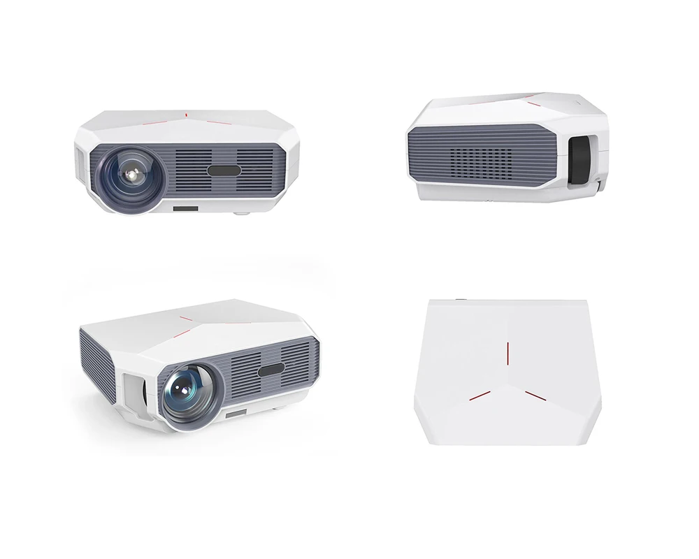 

Transjee OEM 4600 Lumens Native 1080p 4K support Full HD LCD LED Portable Video Home Theater projector 200"A4300pro