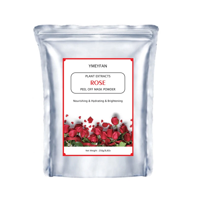

Portable Facial Mask Powder Natural Organic Whitening Facial Mud rose mud mask powder