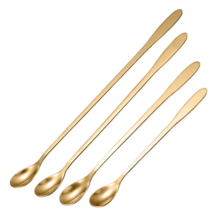 

Elegant cuillere Stainless steel Cocktail Coffee Spoon Long Handle Bar Spoon