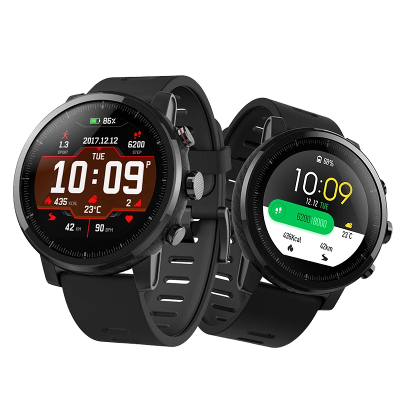 

Original Xiao mi Hua mi Amazfit Stratos Pace 2 Android4.4 Smart Watch Fashion GPS PPG Heart Rate Monitor Sport Watch