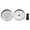 wholesale promotional Aluminum alloy plastic handle safe non-stick coated meat cake pressure