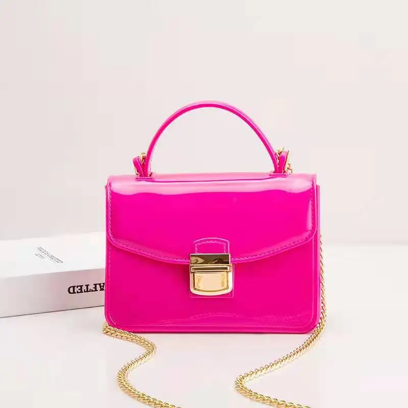 

hotsell trendy lady handbag 2021 summer bags women's purses and handbags jelly bags, 7 colors