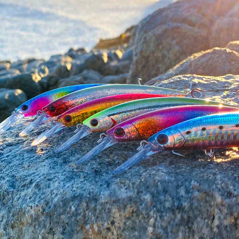 

Superior heavy minnow sinking lure factory 13cm 30g hard fish decoys Deep Diver Atificial fishing lures pesca lure M220