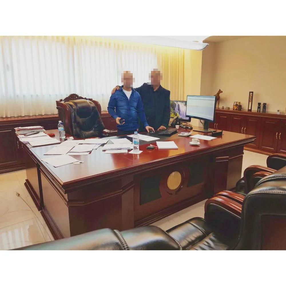 Besar Ukuran Mewah Kayu Perabot Kantor Presiden Meja Kerja Mewah Kayu Perabot Kantor Presiden Meja