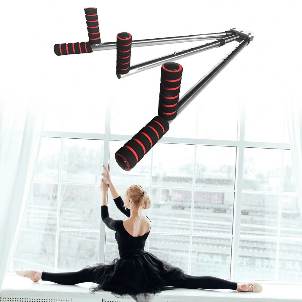 

Flexibility Training Tool for Ballet Balance Iron Leg Stretcher 3 Bar Legs Extension Split Machine, Black