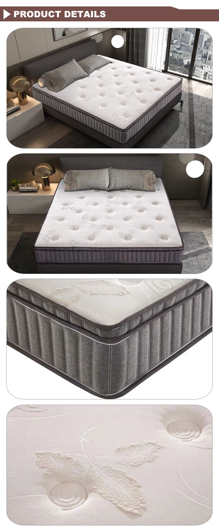 High Quality Competitive Price Rolled Up Double Size Pocket Coil Spring