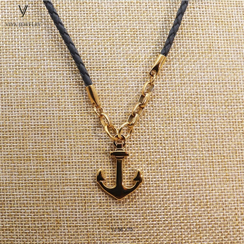 

Hit hop jewelry anchor necklace Unisex jewelry necklace