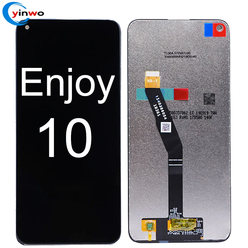 

Factory Price 6.39" Original LCD Display Touch Screen For Huawei Enjoy 10 LCD, Black