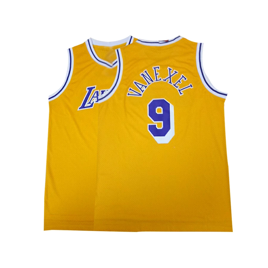 

Custom Men's Nick VAN EXEL Training Basketball Mesh Los Angeles Wear Jersey Stitch Uniform