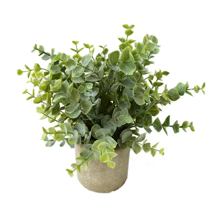 Realistic Fake Plants Rosemary Plant Mini Potted Artificial Plants In