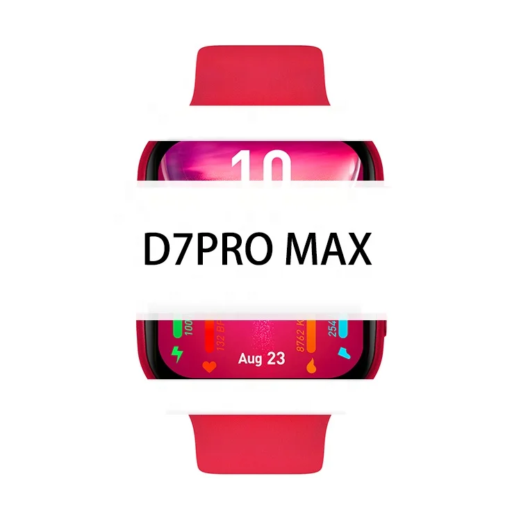 

Newest Series7 fashion watch women D7PRO MAX GPS location health breath silicone bracelet calling waterproof smart watch men