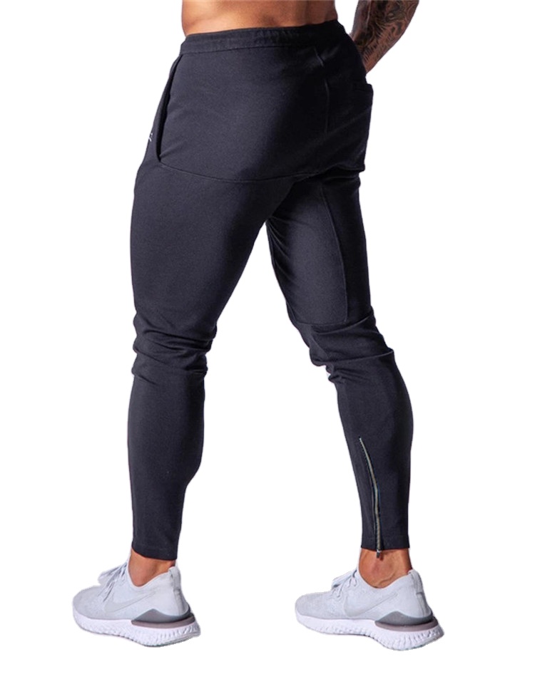 

Comfortable Stretch Tight Trousers Custom Logo Printing Track Pants Fitted Gym Sports Casual Men's Jogger Pants, Customized color