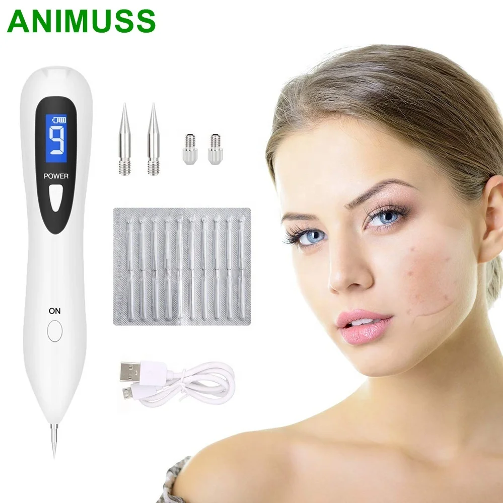 

USB Charging LCD Portable Beauty Equipment Multi Level Skin Care Mole Laser Spot Removal Remover Pen