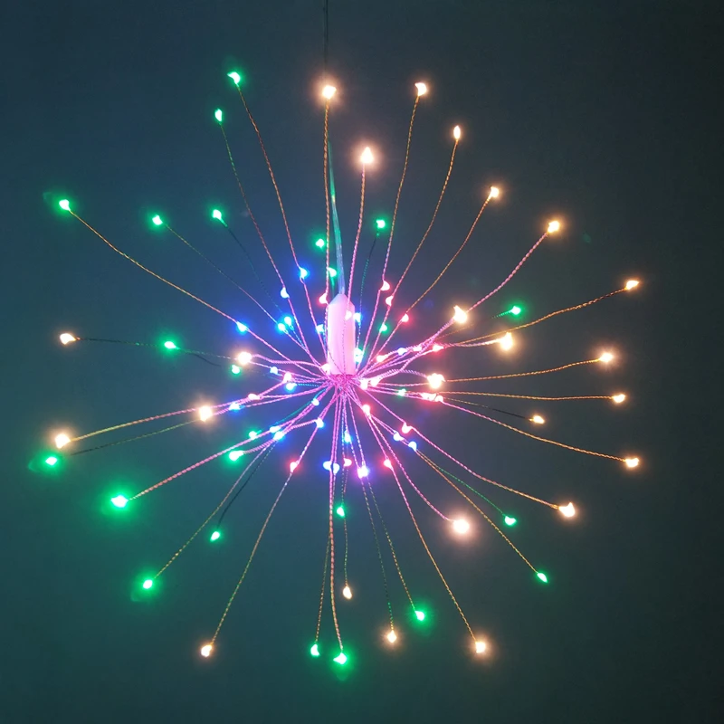 

Free Shipping Garland Fairy Lamp Holiday Firework Light For Christmas Decoration Xmas Hanging Light Decor New Year Gift Festival