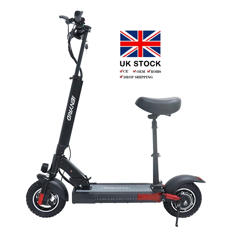 

EU warehouse off road 10 inch fat tire citycoco scooter foldable 2 wheel kick electric scooter for rental sharing