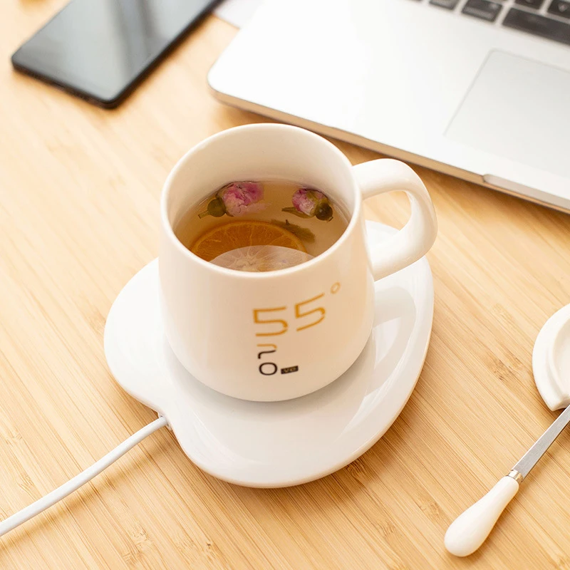 

New Arrival 55 Degree Office Thermostat Cup Couple Cup Practical Gift Ceramic Mug