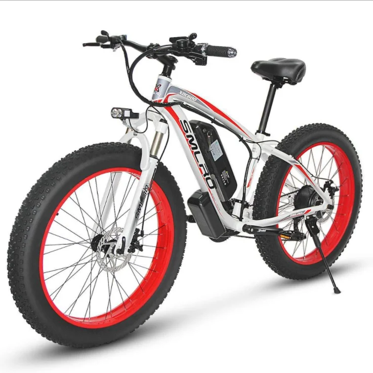 

HZEVIC Mountain Bike 26 inch Adult Electric Bicycle Fat Tire Full Suspension 48v 750w 1000w Electric Bike