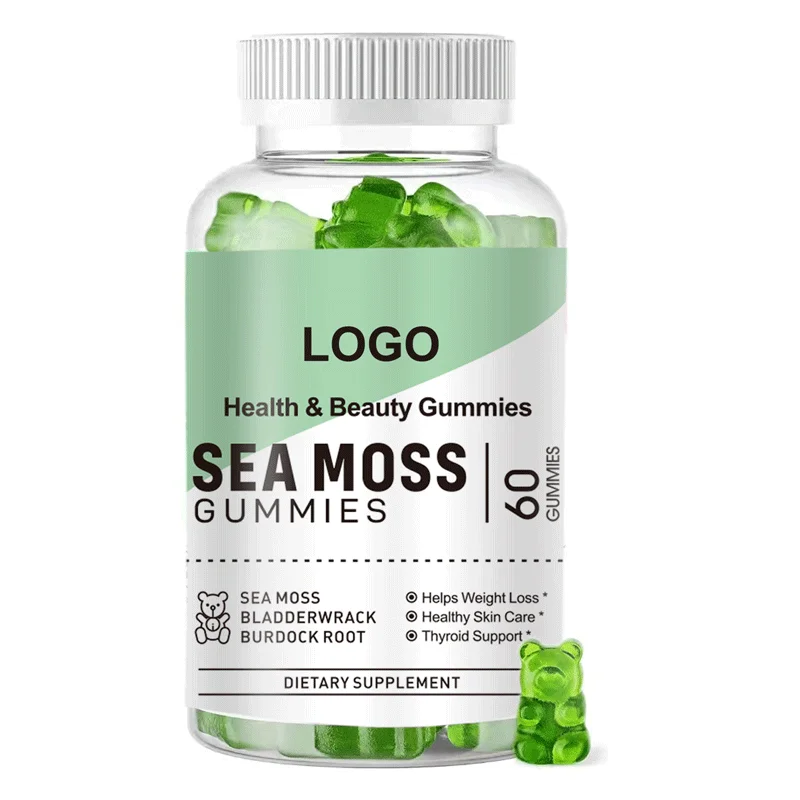 

Sea Moss Gummies Supplement Natural Thyroid Support & Immune Booster Sea Moss Gummies